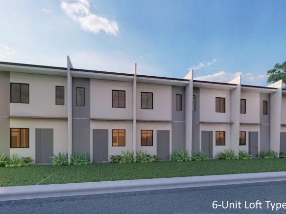 Cheerful Homes 2 Mabalacat City 6 Unit Loft Type Cluster Model House