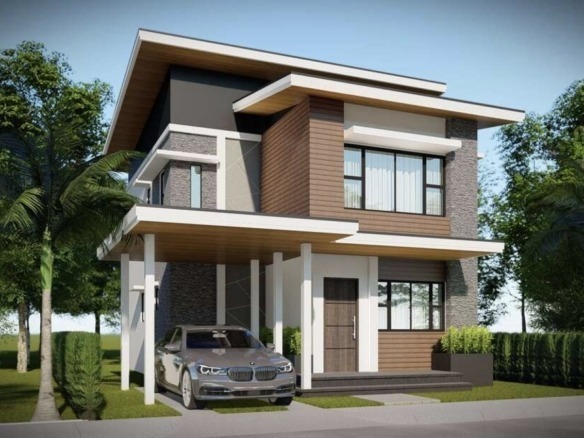 The Lakeshore Homes Mexico Pampanga with carport