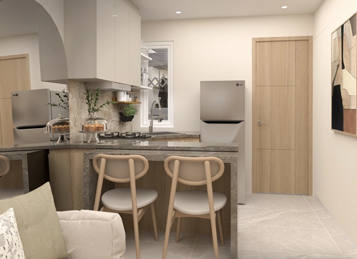 Symphony Homes Mabalacat Model Kitchen Area