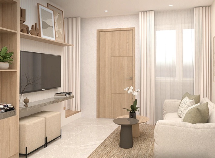 Symphony Homes Mabalacat Model House Living Room