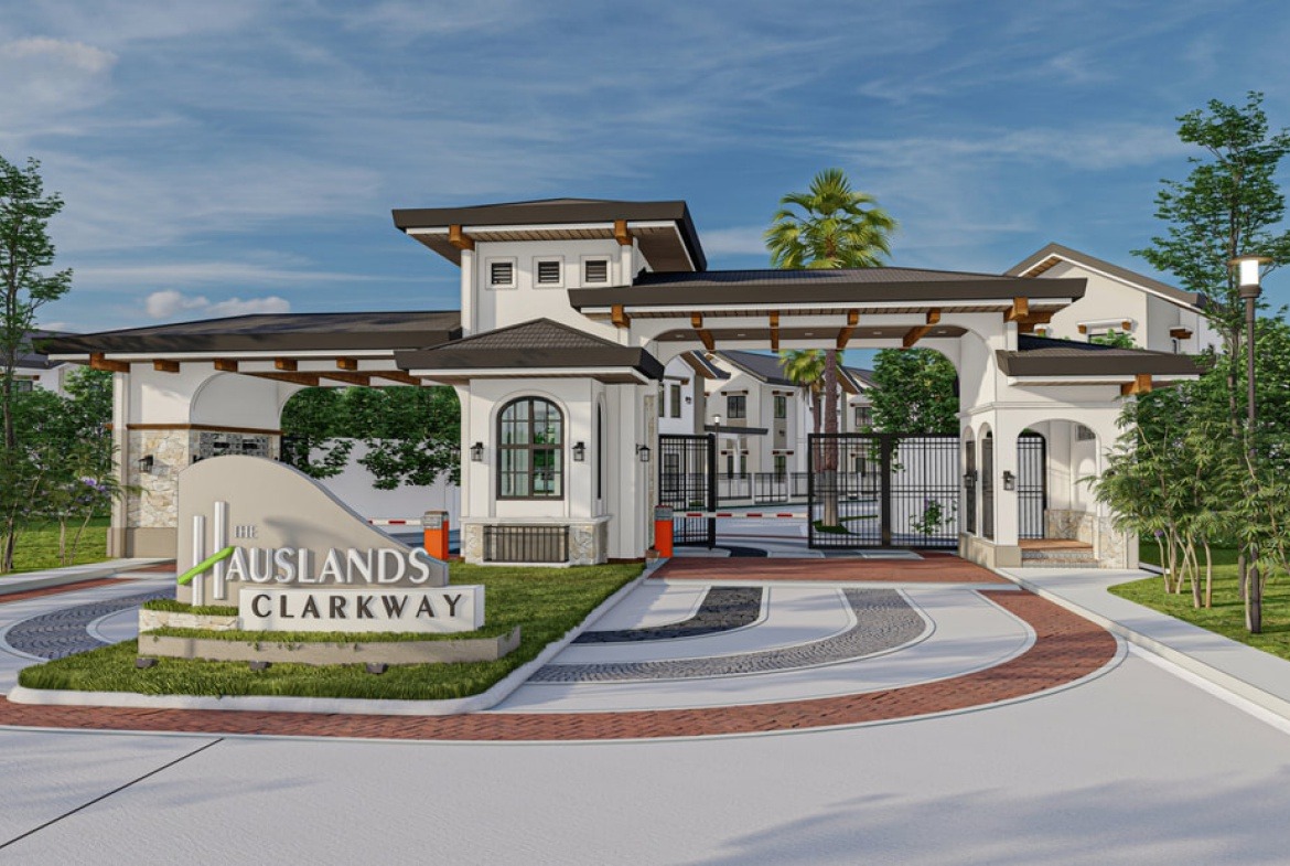 The Hauslands Clarkway Guarded Gate Entrance